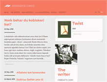 Tablet Screenshot of harkaitzcano.com